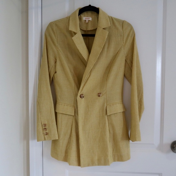 Striped Double Breasted Blazer - Picture 3 of 7